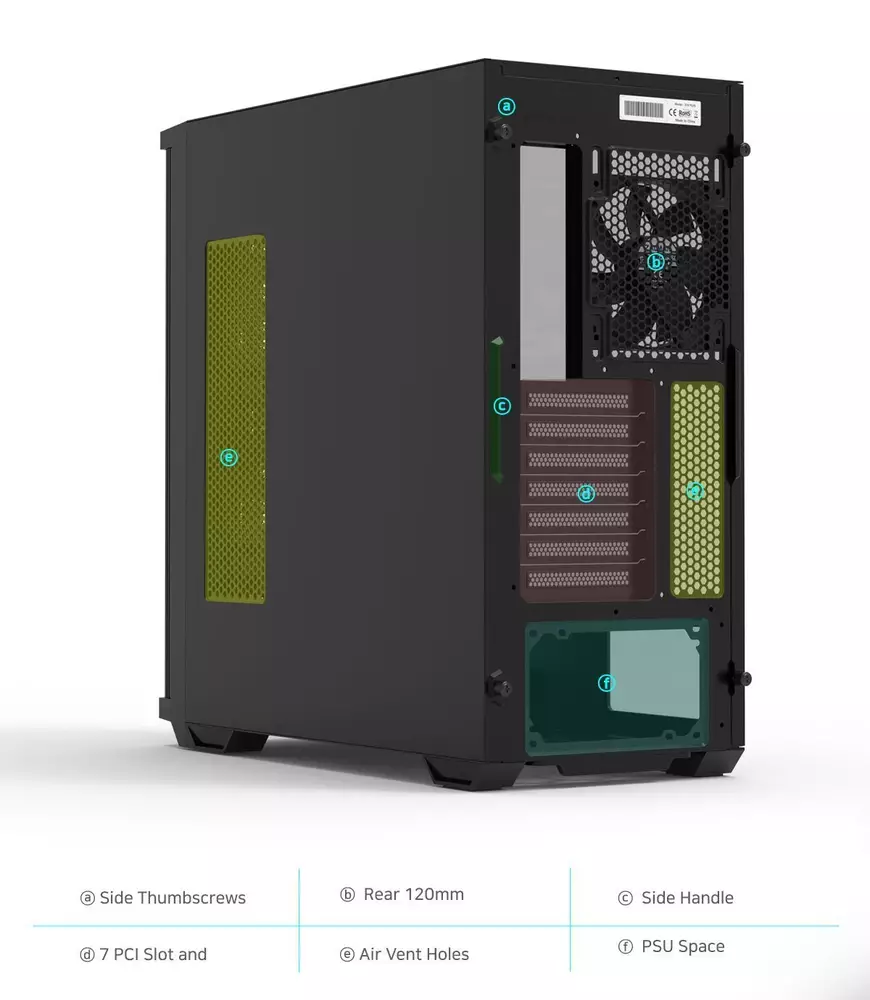 Кутия Zalman Z10 Mesh TG EATX Case