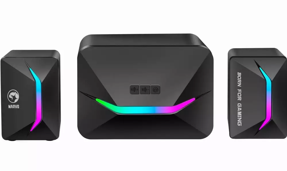 Marvo тонколони Gaming Speakers 2.1 11W RGB - MARVO-SG-235