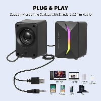 Marvo тонколони Gaming Speakers 2.1 11W RGB - MARVO-SG-235
