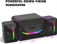 Marvo тонколони Gaming Speakers 2.1 11W RGB - MARVO-SG-235