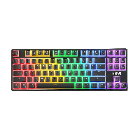 Mеханична клавиатура Marvo Gaming Mechanical Keyboard KG946 Red switches, TKL, Wrist Rest, Rainbow