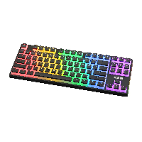 Mеханична клавиатура Marvo Gaming Mechanical Keyboard KG946 Red switches, TKL, Wrist Rest, Rainbow