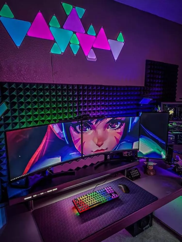 Mеханична клавиатура Marvo Gaming Mechanical Keyboard KG946 Red switches, TKL, Wrist Rest, Rainbow