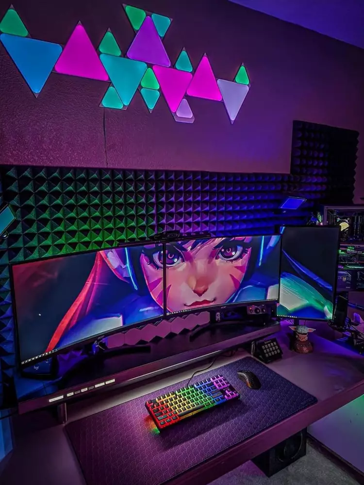 Mеханична клавиатура Marvo Gaming Mechanical Keyboard KG946 Red switches, TKL, Wrist Rest, Rainbow