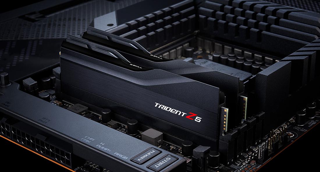 Памет G.SKILL Trident Z5 Black 32GB (2x16GB) DDR5 5600MHz CL40 - F5-5600U4040C16GX2-TZ5K