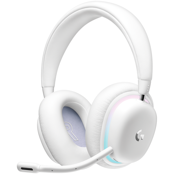 Геймърски слушалки Logitech G735 RGB Wireless Gaming Headset White - 981-001083