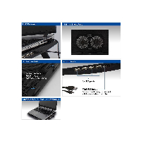 Охлаждаща поставка за лаптоп ACT AC8105, USB Hub