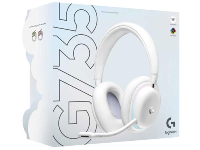 Геймърски слушалки Logitech G735 RGB Wireless Gaming Headset White - 981-001083