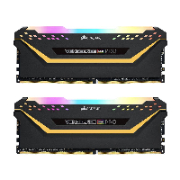 Памет Corsair Vengeance PRO RGB TUF Black 32GB (2x16GB) DDR4 3200MHz CL16 - CMW32GX4M2E3200C16-TUF