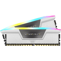 Памет Corsair Vengeance White RGB 32GB (2x16GB) DDR5 5200MHz CL40 - CMH32GX5M2B5200C40W