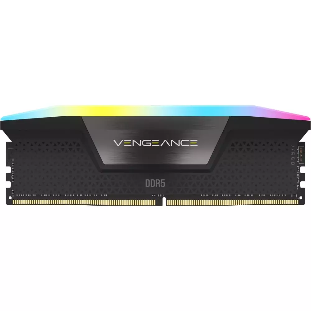 Памет Corsair Vengeance Black RGB 32GB (2x16GB) DDR5 5600MHz CL36 - CMH32GX5M2B5600C36
