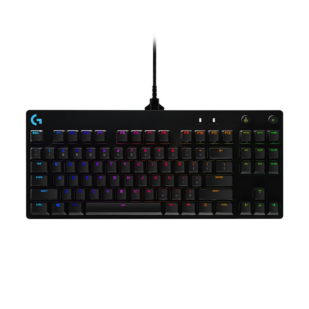 Геймърска клавиатура Logitech G Pro TKL GX Clicky Blue - 920-009392