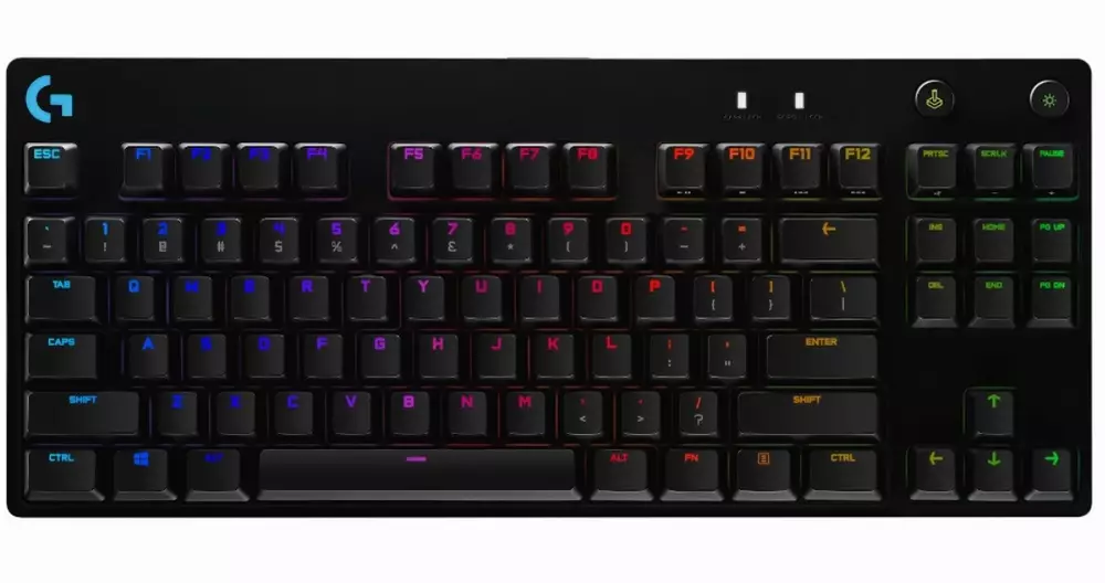 Gaming-Tastatur Logitech G Pro TKL GX Clicky Blue - 920-009392