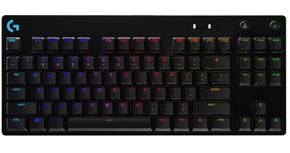 Геймърска клавиатура Logitech G Pro TKL GX Clicky Blue - 920-009392