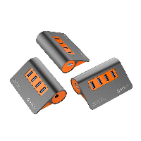 Orico хъб USB 3.1 Gen2 10Gbps HUB 4 port Aluminum Grey/Orange - M3H4-G2-OG
