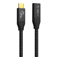 Orico кабел Cable USB 3.2 Gen2x2 - Type-C Male to Female Extension PD100W 20Gbps 1.0m Black - CY32-10-BK