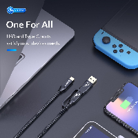 Orico кабел Cable USB 3.2 Gen2x2 - Type-C to Type-C PD100W 20Gbps 1.0m Black - CM32-10-BK