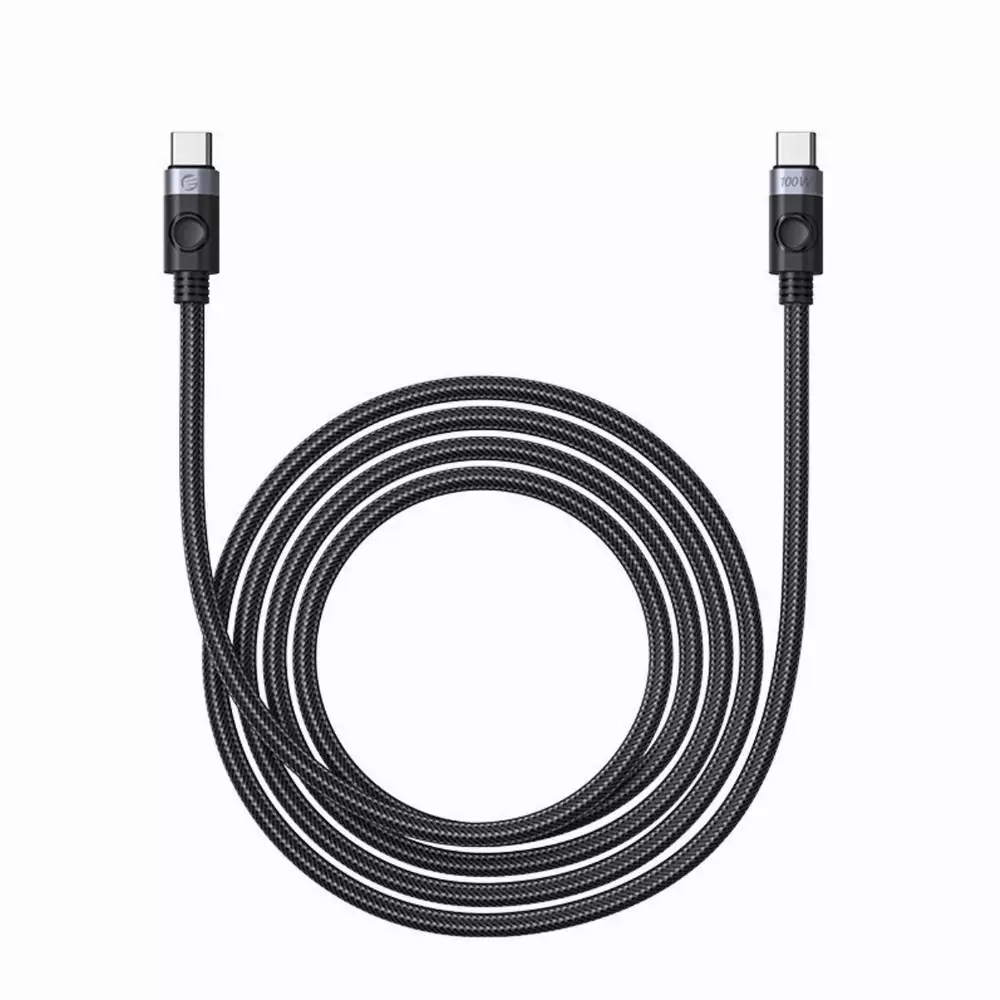 Orico кабел Cable USB C-to-C PD 100W Charging 1.5m Black - C2CZ-BK-15
