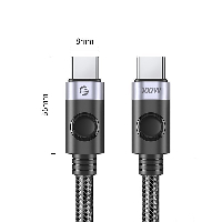 Orico кабел Cable USB C-to-C PD 100W Charging 1.5m Black - C2CZ-BK-15