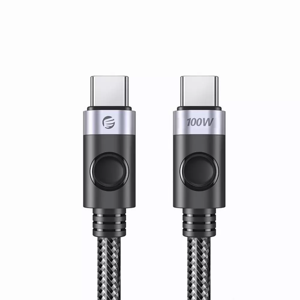 Orico кабел Cable USB C-to-C PD 100W Charging 0.5m Black - C2CZ-BK-05