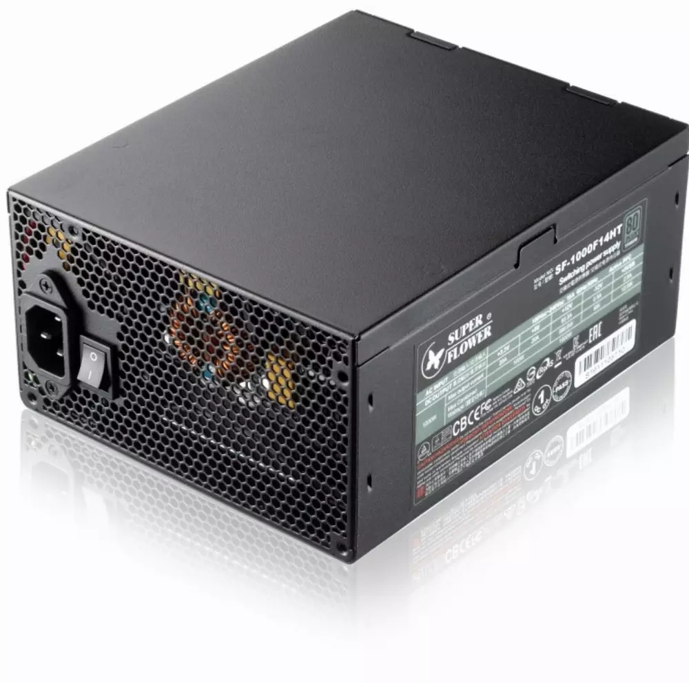 Захранване Super Flower Leadex Titanium 1000W 80 Plus Titanium PSU - SF-1000F14HT