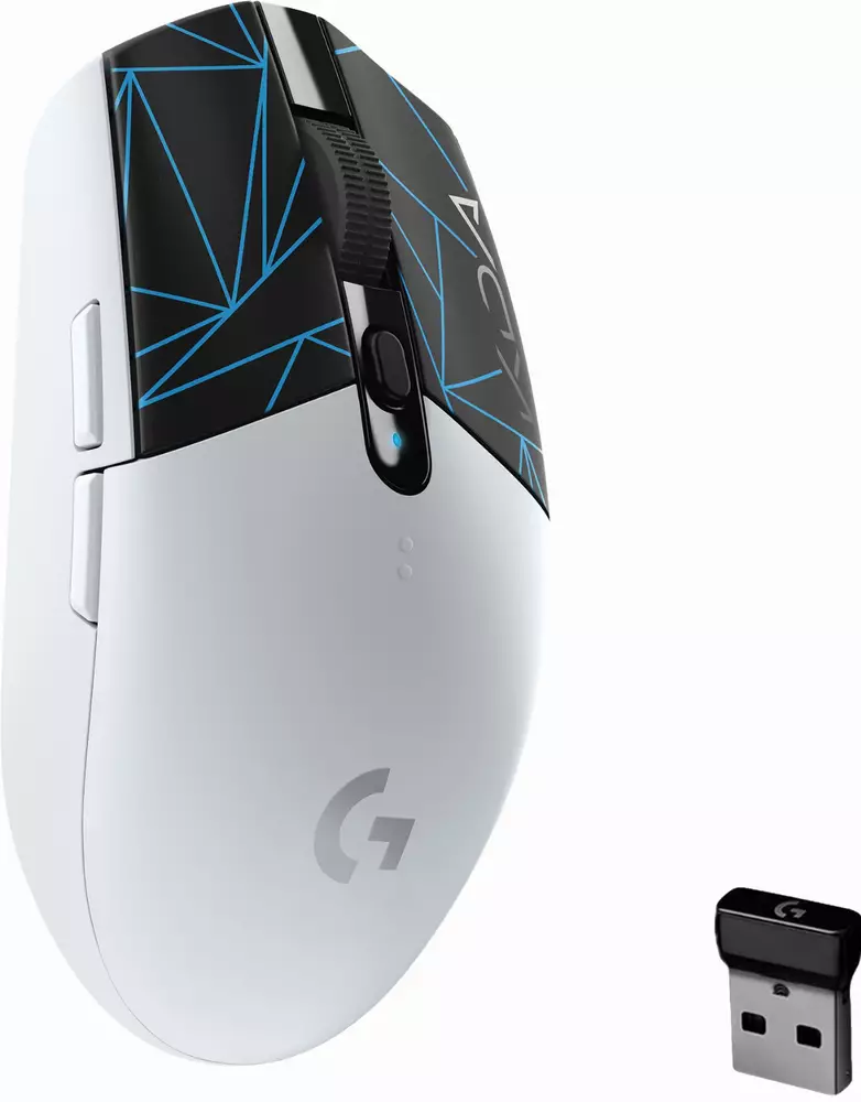 Безжична геймърска мишка Logitech G305 Lightspeed KDA White - 910-006053