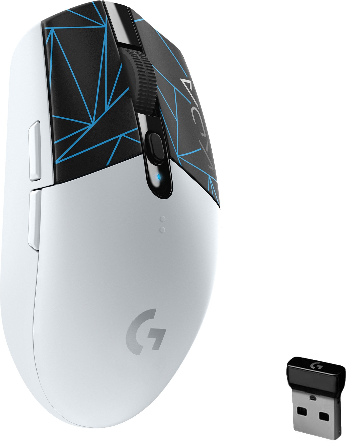 Безжична геймърска мишка Logitech G305 Lightspeed KDA White - 910-006053