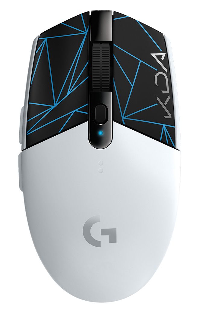Безжична геймърска мишка Logitech G305 Lightspeed KDA White - 910-006053