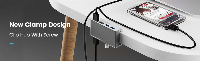 Orico хъб USB 3.0 HUB Clip Type 4 port - aux Micro-USB power input, Aluminum - MH4PU-P-SV