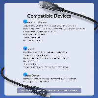 Orico кабел Cable USB4.0 40Gbps M/M 0.5m Black PD100W - U4A05-BK