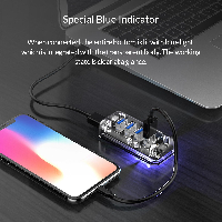 Orico хъб USB3.0 HUB 4 port Transparent - F4U-U3-CR