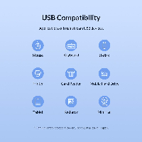 Orico хъб USB3.0 HUB 7 port - Type C input, 0.15m cable, aux Type-C power input - TWU3-7A-BK