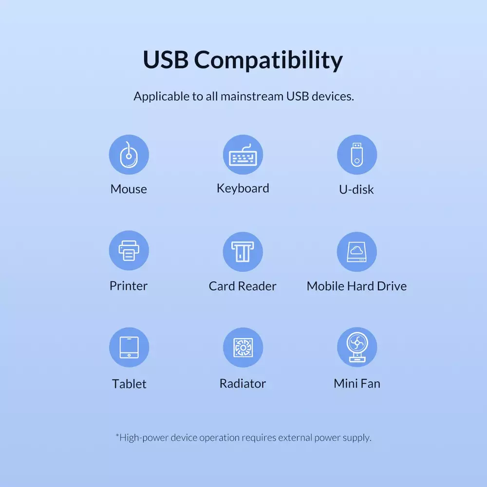 Orico хъб USB3.0 HUB 4 port - Type C input, 0.15m cable, aux Type-C power input - TWU3-4A-BK