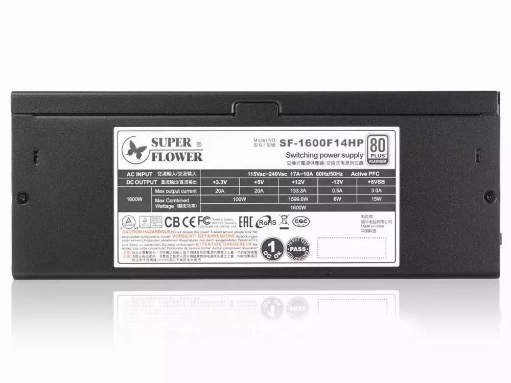 Захранване Super Flower Leadex Platinum 1600W PSU - SF-1600F14HP