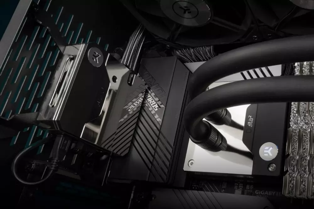 Воден блок за процесор EK-Quantum Delta&sup2; TEC D-RGB - Full Nickel LGA1700