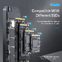 Външна кутия Orico HM2-G2-BK Storage Case M.2 NVMe M-key 10Gbps USB 3.1 Type-C