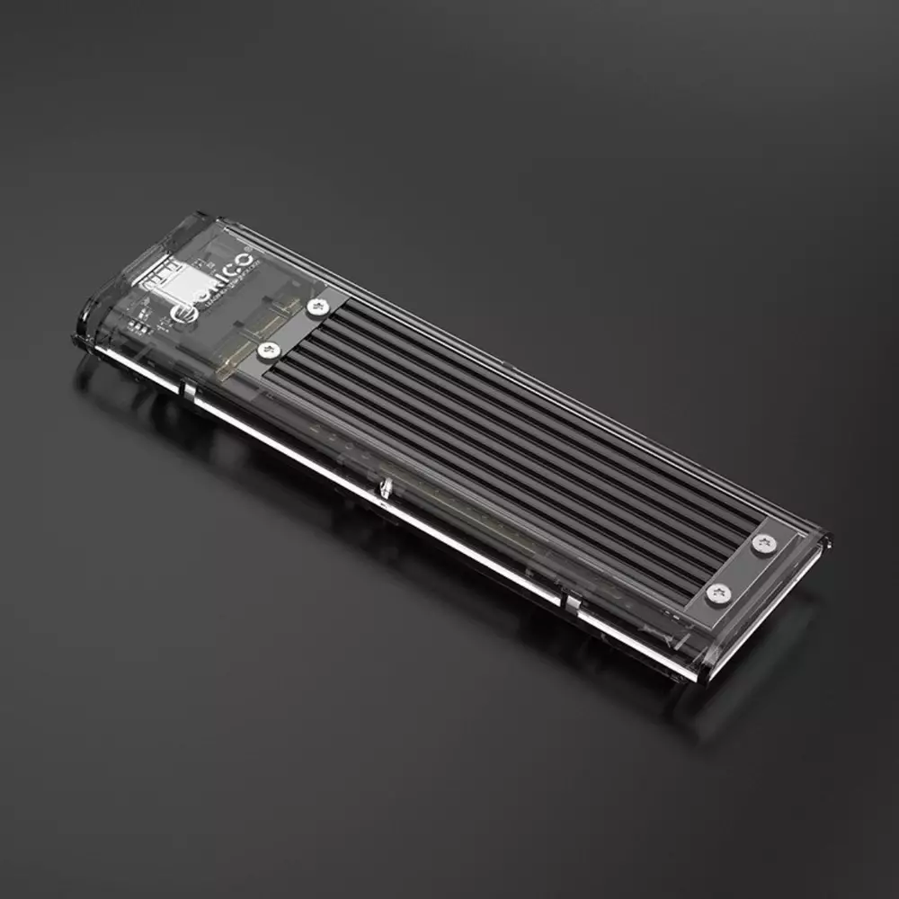 Външна кутия Orico TCM2-C3-BK Storage Case M.2 NVMe M-key USB 3.1 Type-C
