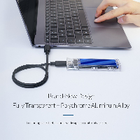 Външна кутия Orico TCM2-C3-BK Storage Case M.2 NVMe M-key USB 3.1 Type-C