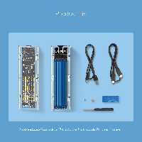 Външна кутия Orico TCM2-C3-BK Storage Case M.2 NVMe M-key USB 3.1 Type-C