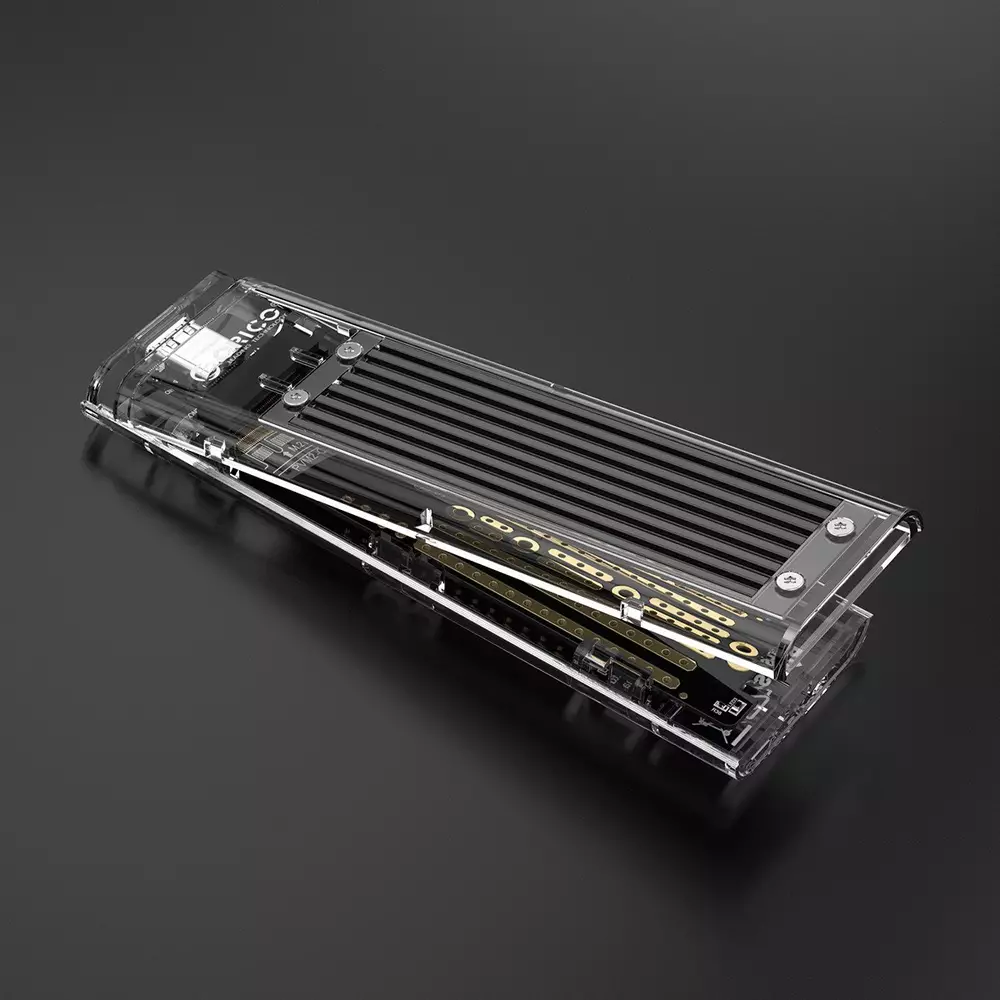 Външна кутия Orico TCM2F-C3-BK Storage Case M.2 SATA B-key 5 Gbps Black