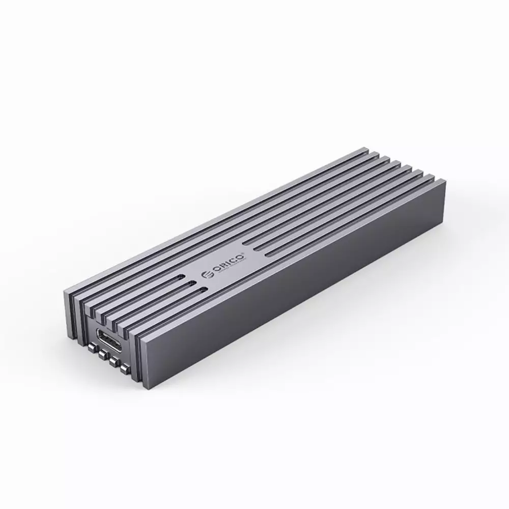 Външна кутия Orico FV35C3-G2-GY Storage Case M.2 NVMe M-key 10 Gbps Aluminum Heatsink Gray