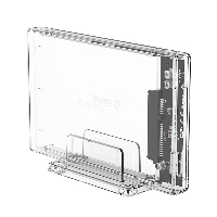 Външна кутия Orico 2159U3-CR Storage Case 2.5" USB 3.0 with Stand transparent