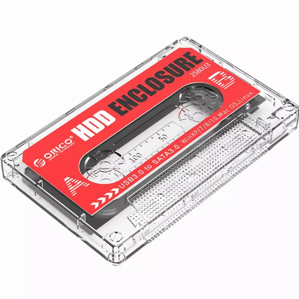 Външна кутия Orico 2580U3-CR Storage Case 2.5" USB 3.0 Retro Look