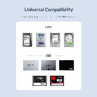 Външна кутия Orico 2520U3-WH Storage Case 2.5" USB 3.0 White