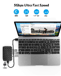 Външна кутия Orico 2520C3-BK Storage Case 2.5" USB Type-C Black 