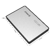 Външна кутия Orico 2588US3-V1-SV Storage Case 2.5" USB 3.0 Silver