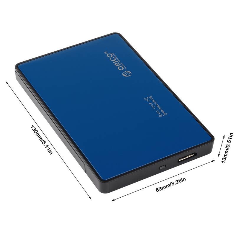 Външна кутия Orico 2588US3-BL Storage Case 2.5" USB 3.0 Blue