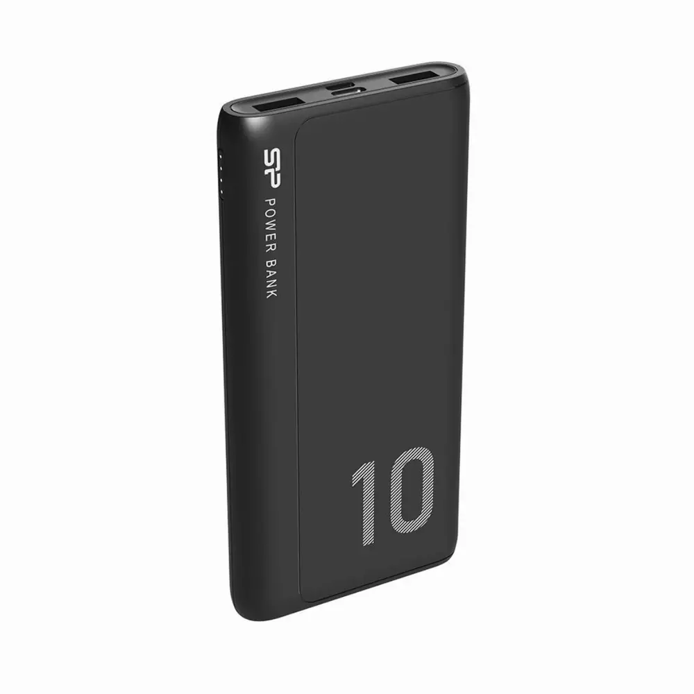 Външна батерия Silicon Power GP15 10000 mAh - SP10KMAPBKGP150K