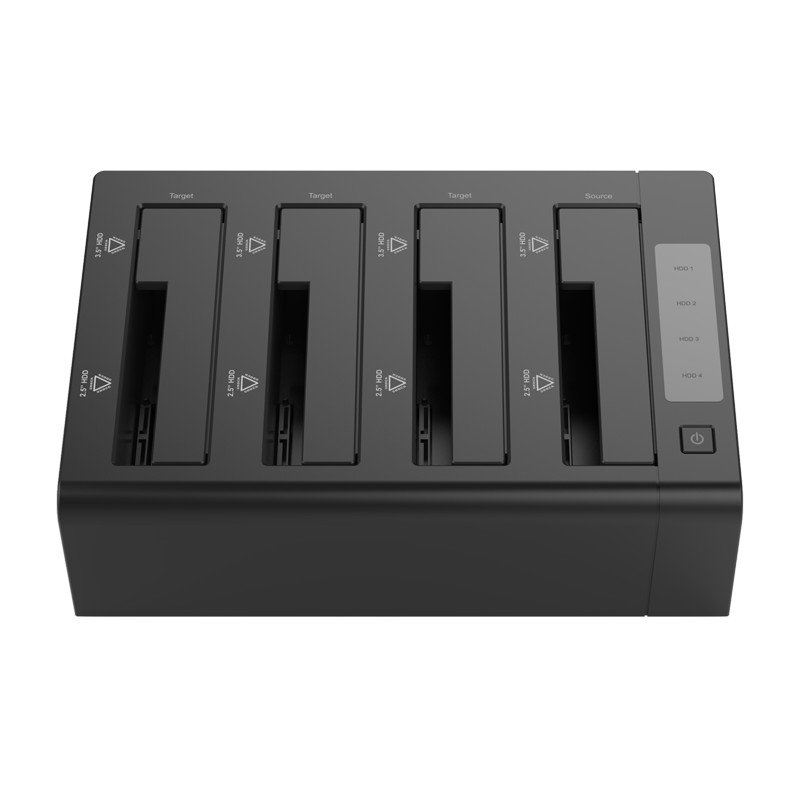 Докинг станция Orico 6648US3-C Storage HDD/SSD Dock/Duplicator 4 x 2.5" and 3.5" USB 3.0 Black