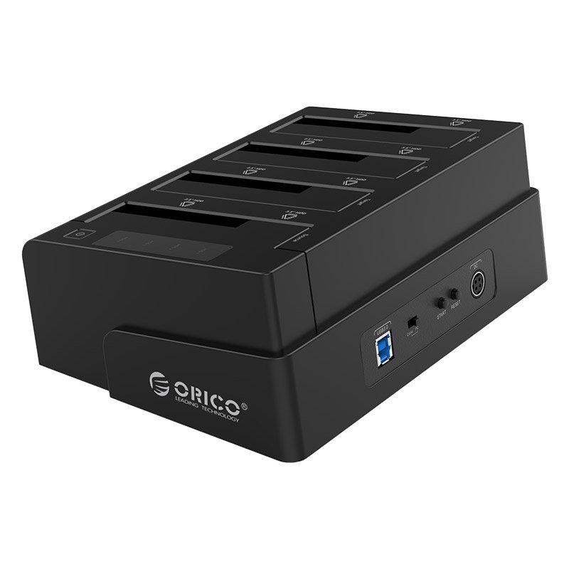 Докинг станция Orico 6648US3-C Storage HDD/SSD Dock/Duplicator 4 x 2.5" and 3.5" USB 3.0 Black